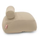 Ver imagem 2 de Puff Sensorial Relax Ergonômico com Encosto e Enchimento Perolas 3mm Goodpufes Extrema Maciez Bege