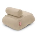 Ver imagem 3 de Puff Sensorial Relax Ergonômico com Encosto e Enchimento Perolas 3mm Goodpufes Extrema Maciez Bege