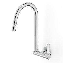 Torneira para Cozinha de Parede com Bica Móvel e Arejador Articulado Lix - 1