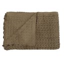 Ver imagem 1 de Peseira Decorativa Tricot Relevo 80 X 260 - Decortrico Amendoa
