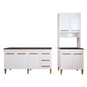 Ver imagem 2 de Cozinha Completa Modulada 7 Portas 3 Gavetas Guarujá
