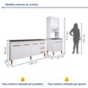 Ver imagem 3 de Cozinha Completa Modulada 7 Portas 3 Gavetas Guarujá
