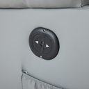 Ver imagem 5 de Poltrona do Papai Reclinável Motorizada e Entrada Usb Corino Premium Cinza Porto