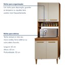 Ver imagem 6 de Cozinha Completa Modulada 7 Portas 3 Gavetas Guarujá