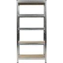 Ver imagem 1 de Estante 332703 5 Prateleiras Aço Galvanizado e MDF Inox Worker