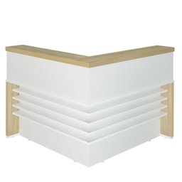 Balcão para Atendimento Recepção em L 295,4cm X 147,7cm - 5