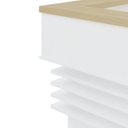 Ver imagem 6 de Balcão para Atendimento Recepção em L 295,4cm x 147,7cm Branco/Carvalho Artany