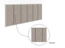 Ver imagem 3 de Cabeceira Cama Box Casal 1.38 Flora:Bege