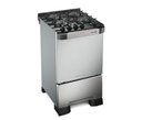 Ver imagem 1 de Fogão Mueller 4 Bocas Decorato Vetro Inox com Mesa de Vidro