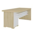 Ver imagem 7 de Escrivaninha Mesa Escritório Diretor em Tamburato com 6 Gavetas