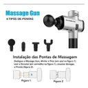 Ver imagem 5 de Pistola Massageadora Liberação Miofascial 3 Velocidades