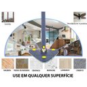 Ver imagem 7 de Mop Esfregao Giratorio Telescopio Espreme Agua Limpa Chao Janela Parede Vidro Teto 360 Graus Limpeza