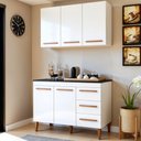 Ver imagem 1 de Cozinha Completa Modulada 5 Portas 3 Gavetas Londrina