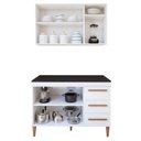 Ver imagem 4 de Cozinha Completa Modulada 5 Portas 3 Gavetas Londrina