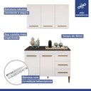 Ver imagem 4 de Cozinha Completa 5 Portas 3 Gavetas Londrina