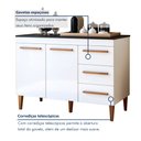 Ver mais imagens de Cozinha Completa Modulada 5 Portas 3 Gavetas Londrina