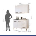 Ver imagem 6 de Cozinha Completa 5 Portas 3 Gavetas Londrina