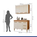 Ver imagem 6 de Cozinha Completa 5 Portas 3 Gavetas Londrina