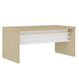 Mesa para Escritório Diretor em Tamburato com 2 Gavetas 1,6m Elegance - 8
