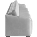 Ver imagem 2 de Sofá Cama para Sala de Estar 4 Lugares 356cm Montserrat K01 Veludo Cinza - Lyam Decor