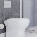 Ver imagem 2 de Kit 2 Vasos Sanitários Convencional com Assento Termofixo Queda Amortecida Nexo Roca