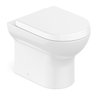 Kit 5 Vaso Sanitário Convencional com Assento Termofixo Queda Amortecida Nexo Roca - 1