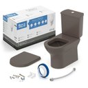 Ver imagem 2 de Kit 3 Vaso Sanitários com Caixa Acoplada e Assento Soft Close Nexo Roca