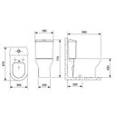 Ver imagem 3 de Kit 3 Vaso Sanitários com Caixa Acoplada e Assento Soft Close Nexo Roca