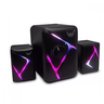 Caixa de Som Alto Falante Subwoofer Rgb Computador Notebook P2 Usb Bluetooth - 6