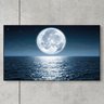 Quadro Decorativo Paisagem Lua Cheia QH2.0772.01.01 Euronobre - 140x55x3cm - 1