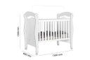 Ver imagem 3 de Berço Mini Cama Pimp 3 em 1 com Suporte para Véu e Rodízios Cor Branco Ja