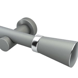 Kit Varão Completo Jade 28mm 3 Metros com 2 Emendas - Quarto ou Sala