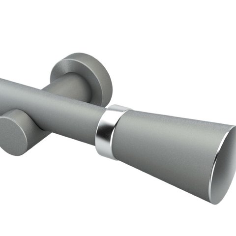 Kit Varão para Cortina Completo 28mm 3 Metros com 2 Emendas Jade