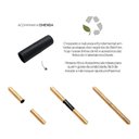 Ver imagem 2 de Kit Varão para Cortina Completo 28mm 2 Metros com Emenda Jade