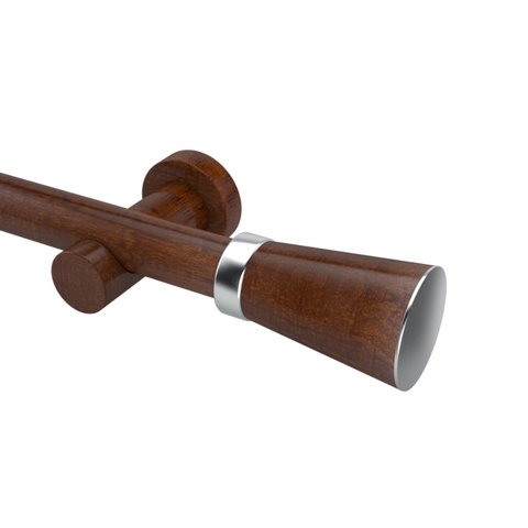 Kit Varão para Cortina Completo 28mm 2 Metros com Emenda Jade