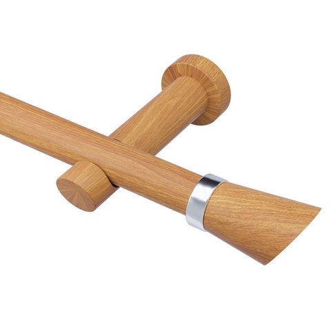 Kit Varão para Cortina Completo 19mm 2 Metros com Emenda Alemão