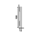 Ver imagem 2 de Rodape Poliestireno 10cm Liso 547 Santa Luzia: Branco