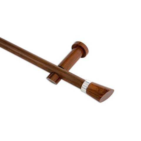 Kit Varão para Cortina Completo 28mm 2 Metros com Emenda Alemão