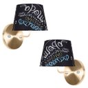 Ver imagem 1 de Kit 2 Arandela New Cobre Com Cupula Tradicional Giz