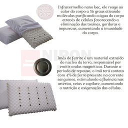 2 Travesseiro Magnetico Alivia Tensão e Auxilia na Cervical - 2