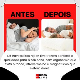 2 Travesseiro Magnetico Alivia Tensão e Auxilia na Cervical - 5