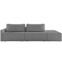Ver imagem 5 de Sofá Ilha Modular para Sala 252cm com Puff Dublin K01 Bouclê Cinza - Lyam Decor