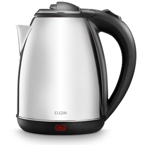 Chaleira Elétrica Inox Sem Fio Elgin 1200W Capacidade 1,8 Litros Com Desligamento Automático 110V