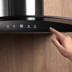 Coifa de Parede Digital Fischer Talent Touch 90cm Inox Escovado 127v - 4