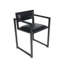 Ver imagem 2 de Cadeira Estilo Industrial Preta Stile - Intagliato