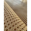 Ver imagem 3 de Palhinha Indiana Sextavada Natural Tela de Rattan Empalhador