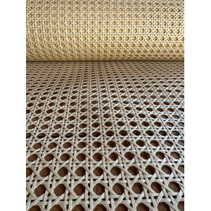 Palhinha Indiana Sextavada Natural Tela de Rattan Empalhador