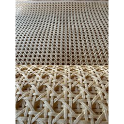 Palhinha Indiana Sextavada Natural Tela de Rattan Empalhador - 6