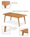 Ver imagem 3 de Mesa Elegance 180cm Tampo Laminado Cinamomo S/vidro
