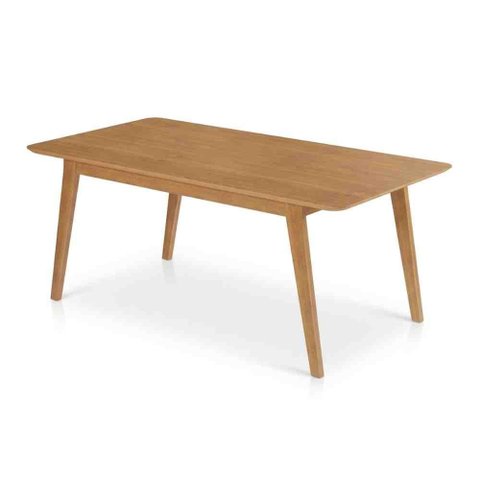 Mesa Elegance 180cm Tampo Laminado Cinamomo S/vidro